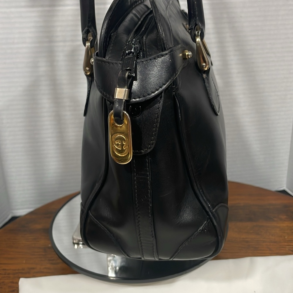 Gucci Princy Leather Boston Handbag with dustbag - Picture 4 of 8